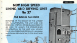 S.A. International Machinery High Speed Lining & Drying Unit 37