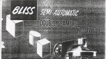 Bliss Semi-Automatic Double Seamers 17 & 18